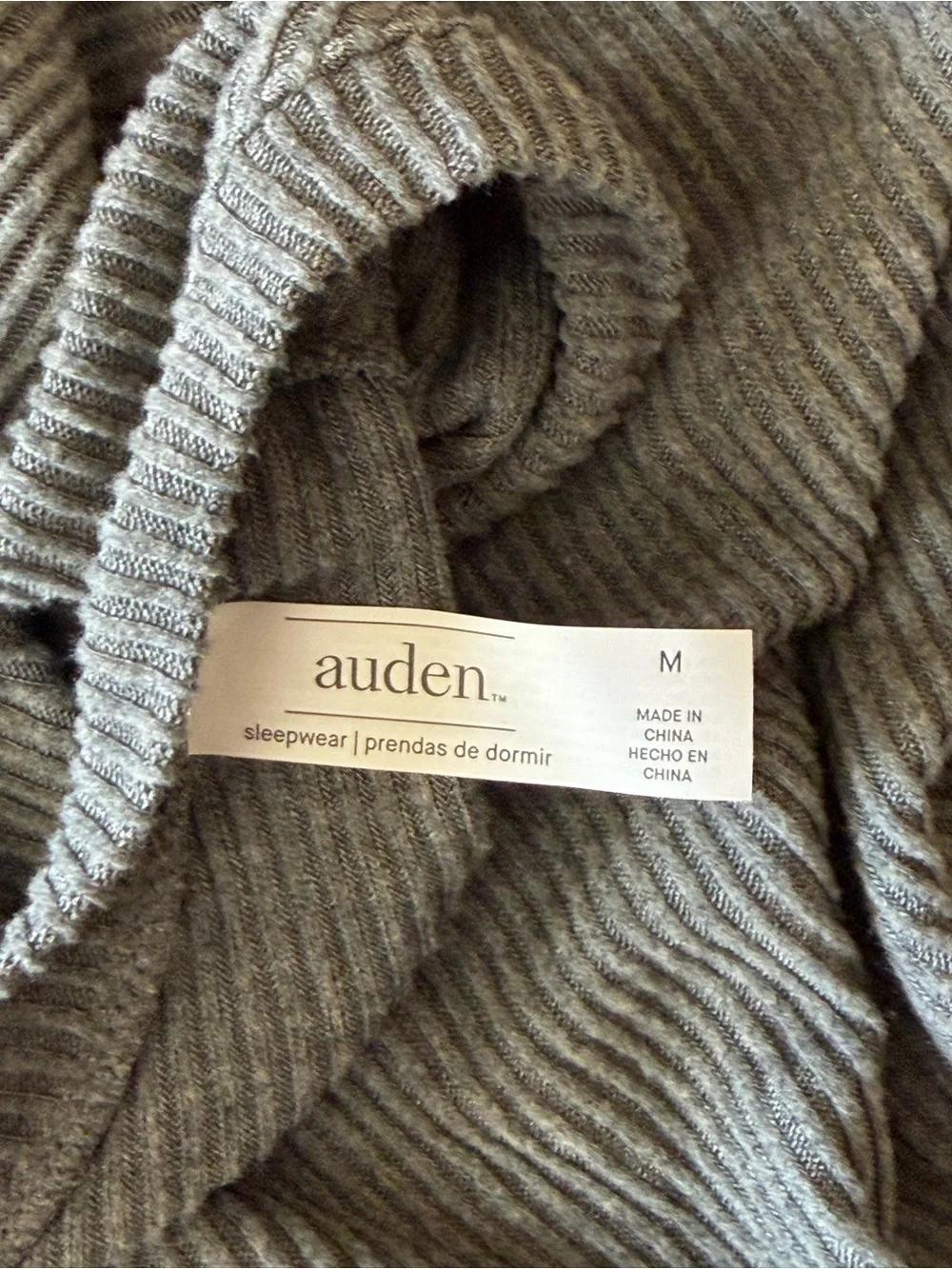 Cozy Ribbed Two-Piece Lounge Set — charcoal Gray